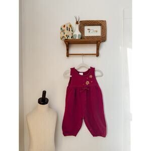 vintage Carter's Kids magenta sleeveless romper - 12-18m